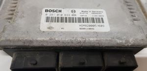 Renault Trafic II (X83) Sterownik / Moduł ECU 0281010633