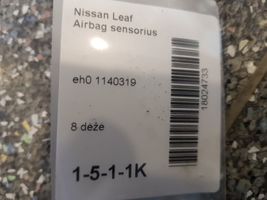 Nissan Leaf I (ZE0) Capteur de collision / impact de déploiement d'airbag EH01140319