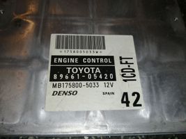 Toyota Avensis T220 Sterownik / Moduł ECU 8966105420