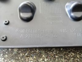 Mercedes-Benz SL R231 Support de plaque d'immatriculation A2318854900