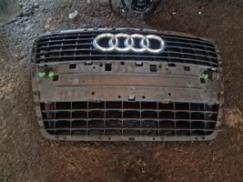 Audi A8 S8 D3 4E Grille calandre supérieure de pare-chocs avant 4E0853651AE