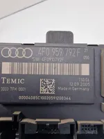 Audi A6 S6 C6 4F Durvju vadības bloks 4F0959792F