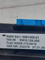 BMW 7 E65 E66 Gaisa kondicioniera / klimata kontroles / salona apsildes vadības bloks (salonā) 6981405