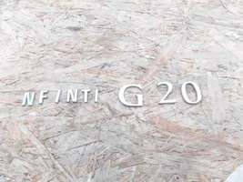 Infiniti G20 Modelio raidės 