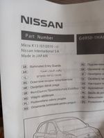 Nissan Micra Set di rifiniture davanzale (interno) 469501HA00