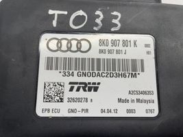 Audi A5 8T 8F Unité de contrôle, module EMF frein arrière 8K0907801