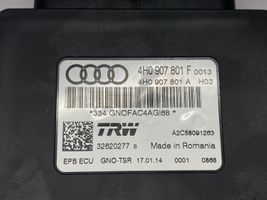 Audi A8 S8 D4 4H Centralina/modulo EMF freno posteriore 4H0907801F