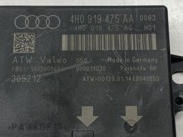 Audi A8 S8 D4 4H Unité de commande, module PDC aide au stationnement 4H0919475AA