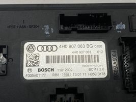 Audi A8 S8 D4 4H Module de contrôle carrosserie centrale 4H0907063BG