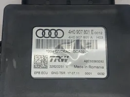 Audi A8 S8 D4 4H Takajarrun EMF-ohjainlaite/moduuli 4H0907801E