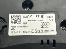 Audi A3 S3 8V Nopeusmittari (mittaristo) 8V0920871R