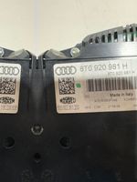 Audi A5 8T 8F Tachimetro (quadro strumenti) 8T0920981H