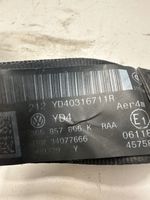 Volkswagen PASSAT B7 Pas bezpieczeństwa fotela tylnego 3c5857806k