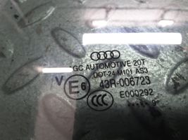 Audi Q5 SQ5 Vitre de fenêtre porte arrière 43R006723