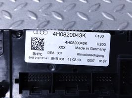Audi A8 S8 D4 4H Ilmastoinnin ohjainlaite 4H0820043K
