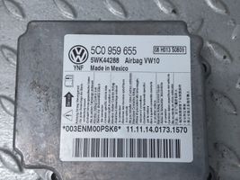 Volkswagen PASSAT B7 USA Turvatyynyn ohjainlaite/moduuli 5C0959655