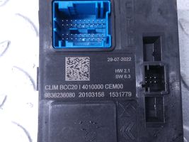 Citroen C4 III e-C4 Centralina aria condizionata/riscaldamento 9836236080