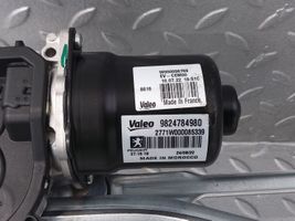 Citroen C4 III e-C4 Tringlerie et moteur d'essuie-glace avant 9824784980