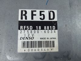 Mazda 6 Moottorin ohjainlaite/moduuli RF5D18881D