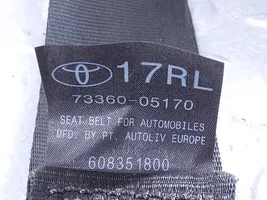 Toyota Avensis T270 Ceinture de sécurité arrière 7336005170