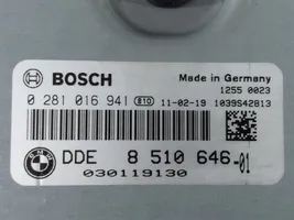 BMW 5 F10 F11 Calculateur moteur ECU 8510646