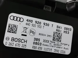 Audi A8 S8 D4 4H Spidometras (prietaisų skydelis) 4H0920930T