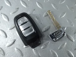 Audi A8 S8 D4 4H Ignition key/card 4H0959754KROH