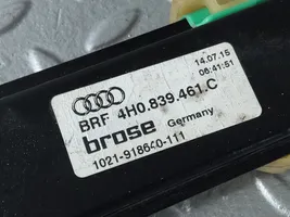 Audi A8 S8 D4 4H Mécanisme lève-vitre de porte arrière avec moteur 4H0839461C