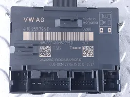 Audi A8 S8 D4 4H Durų elektronikos valdymo blokas 4H0959795D