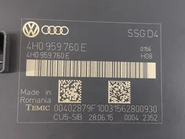 Audi A8 S8 D4 4H Unidad de control del asiento 4H0959760E