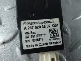 Mercedes-Benz A W177 USB socket connector A2478203802