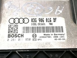 Audi A6 S6 C6 4F Variklio valdymo blokas 03G906016BF