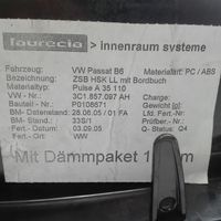 Volkswagen PASSAT B6 Vano portaoggetti 3C1857097AH