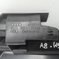 Audi A8 S8 D3 4E Cache rail de siège conducteur avant 4E0881350B