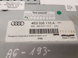 Audi A6 S6 C6 4F CD/DVD changer 4E0035110A