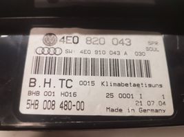 Audi A8 S8 D3 4E Ilmastointilaitteen sisälauhdutin (A/C) 4E0820043