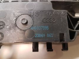 Audi A6 S6 C7 4G Support extérieur, poignée de porte arrière 4H0837885