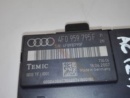 Audi A6 S6 C6 4F Oven ohjainlaite/moduuli 4F0959795F