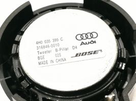 Audi A8 S8 D4 4H Altoparlante ad alta frequenza portiera anteriore 4H0035399C