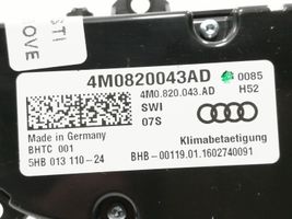 Audi Q7 4M Unité de contrôle climatique 4M0820043AD