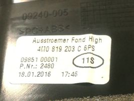 Audi Q7 4M Takaosan ilmakanavan tuuletussuuttimen ritilä 4M0819203