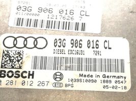 Audi A4 S4 B7 8E 8H Variklio valdymo blokas 03G906016CL