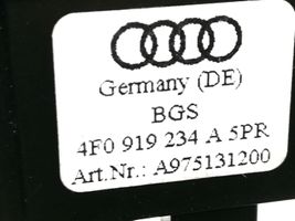 Audi A6 S6 C6 4F Interruptor de encendido/apagado del airbag de pasajero 4F0919234A