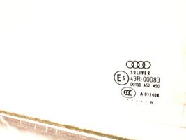 Audi A6 Allroad C6 Szyba drzwi przednich 43R00083