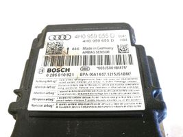 Audi A8 S8 D4 4H Turvatyynyn ohjainlaite/moduuli 4H0959655D