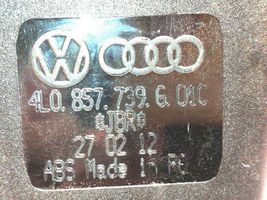 Audi Q7 4L Klamra środkowego pasa bezpieczeństwa fotela tylnego 4L0857739G