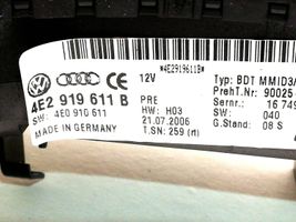 Audi A8 S8 D3 4E Console centrale, commande de multimédia l'unité principale 4B2919611B