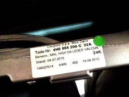 Audi A8 S8 D4 4H Podłokietnik tunelu środkowego 4H0864206C