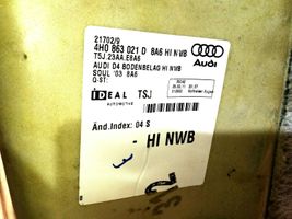 Audi A8 S8 D4 4H Задний ковер салона 4H0863021D