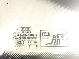 Audi A8 S8 D4 4H Rear side window/glass 4H0845299